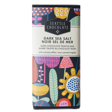 Seattle Chocolate DARK Sea Salt Chocolate