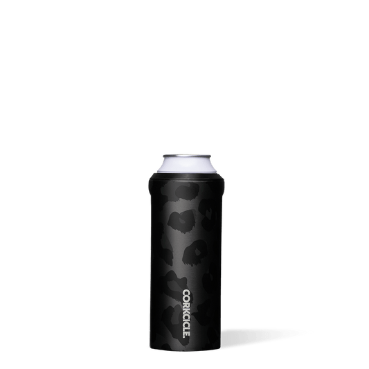 Corkcicle Can Cooler Tall Slim Night Leopard