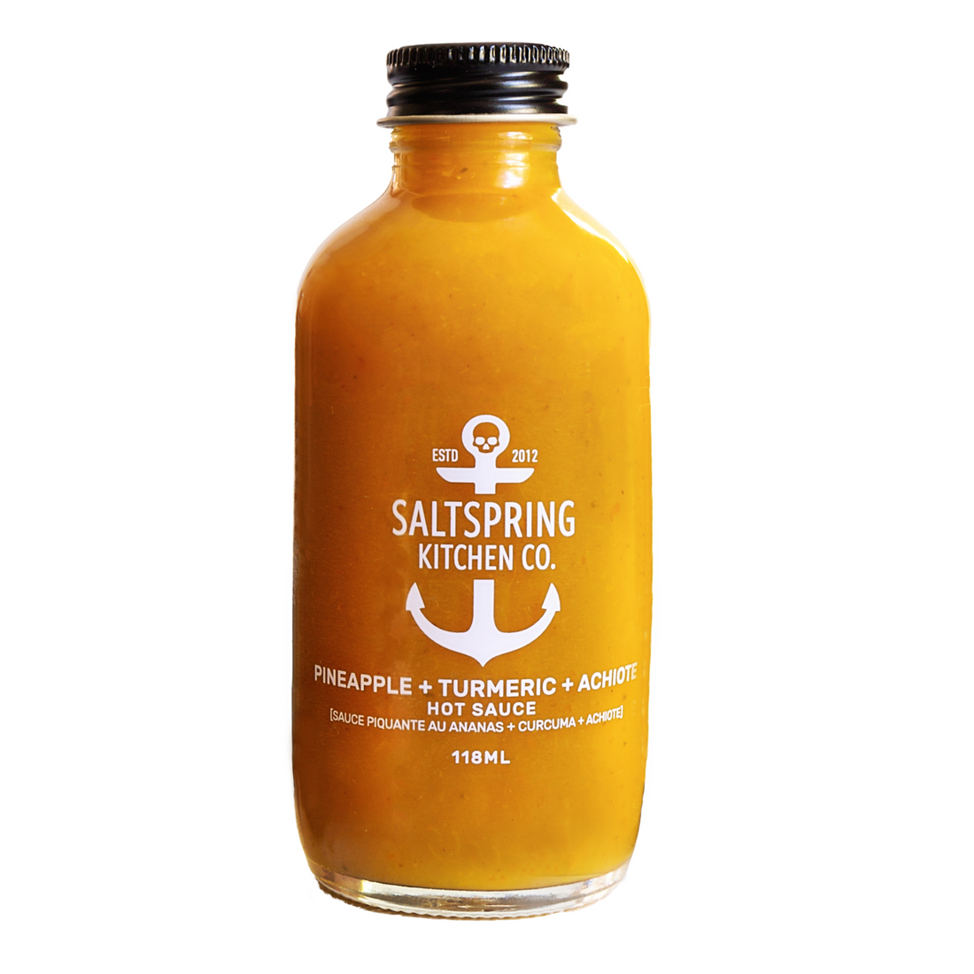 SaltSpring Kitchen Co. Pineapple + Turmeric + Achiote Hot Sauce